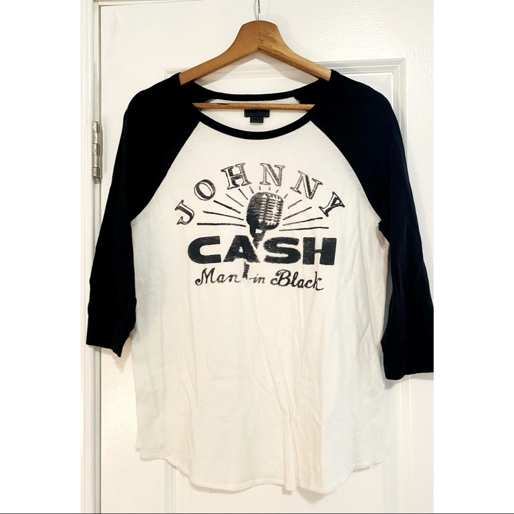 Lucky Brand Johnny Cash baseball shirt